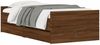vidaXL Bettgestell mit Schubladen Braun Eichen-Optik 90x190 cm 3207384 Bild 3