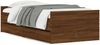 vidaXL Bettgestell mit Schubladen Braun Eichen-Optik 90x190 cm 3207384 Bild 2