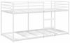 vidaXL Etagenbett ohne Matratze Weiß 90x190 cm Stahl 4019883 Bild 4