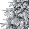 Künstlicher Weihnachtsbaum schneebedeckt 180 cm weiß TOMICHI Bild 4