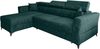 AX LIVING Ecksofa klein mit Schlaffunktion Bettkasten Ribella 265 cm türkis L-Form Links Bild 2