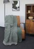 biberna 0837476 Melange Wohndecke 1x 150x200 cm STREIFEN, fichte, 1x 150x200 cm Bild 3