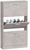 vidaXL Schuhschrank Betongrau 59x17x108 cm Holzwerkstoff 342529 Bild 4