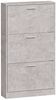 vidaXL Schuhschrank Betongrau 59x17x108 cm Holzwerkstoff 342529 Bild 5