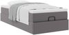 vidaXL Ottoman-Bett mit Matratze Grau 90x190 cm Kunstleder 3311014 Bild 5