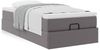 vidaXL Ottoman-Bett mit Matratze Grau 90x190 cm Kunstleder 3311014 Bild 4