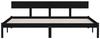 vidaXL Massivholzbett Schwarz Kiefer 180x200 cm 810166 Bild 4