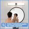 Nettlife LED Spiegelleuchte Bad Spiegellampe Badleuchte Chrom Wandlampe, LED fest integriert, Neutralweiß, Keller Küche Bild 3