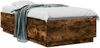 vidaXL Bettgestell Räuchereiche 75x190 cm Holzwerkstoff 3209762 Bild 2