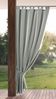 Terassenvorhang Outdoor Vorhang zum Garten Wasserfest silber 155X260 Schlaufen Bild 2