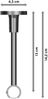 Gardinenstangen-Set Sonette Mavell 120 cm, 1-läufig, 20 mm Ø Chrom Bild 2