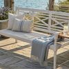 Sensline Gartenbank Louis 3 Sitzer Sitzbank Akazien Holz grau Bild 2