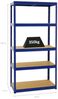 PROREGAL® Schwerlastregal Lagerregal Steckregal ELEPHANT 180x90x45cm Fachlast 350kg Blau Bild 2