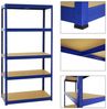 PROREGAL® Schwerlastregal Lagerregal Steckregal ELEPHANT 180x90x45cm Fachlast 350kg Blau Bild 3