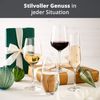 Peill+Putzler Germany 6er Set Sektkelche, 220 ml Volumen, Stabiler Fuß, Kristallgläser mit einem schlichten Design, Weingläser für Wasser, Saft & Cocktail, Trinkgläser Bild 4