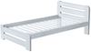 Furnify Holzbett Holzbett futtonbett bettgestell bett Weiß 80x200 Ohne Matratze Bild 2