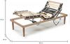 Dmora Einzelbettgestell Arby, Lattenrost aus Holz mit Motor, 100 % Made in Italy, motorisiertes orthopädisches Liegegestell, 80x190h 34 cm Bild 3