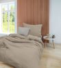Fleuresse Musselin Bettwäsche 155x220 Faro porzellan sand uni 614446-9050 Bild 2