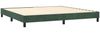 vidaXL Polsterbett mit Matratze Dunkelgrün 200x200 cm Samt, Härtegrad: H2 [3131042] Bild 4