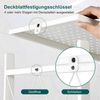 FOXSPORT Standregal mit Rollen, 1er-Packung, Komplett-Set, Traglast von 20 kg pro Ebene, mit 5 Ablagen, Schwerlastregal, Küchenregal, 72x37x163cm Bild 2