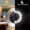 VIVIHEYDAY LED Solarleuchte Außen Garten Bodenleuchte Wegeleuchte, Lichtsensor LED Solarlampe Bild 4