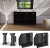 Küchenschrank für Dachschrägen R-Line Schwarz Hochglanz 80 cm mit 2 Türen Vicco Bild 5