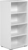 Finori Fyn 20A Regal, weiß | Regal für Wohnzimmer | Maß: B x H x T ca. 46 x 96,5 x 33,5 cm | Regal mit 4 Fächern Bild 5