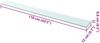 vidaXL Regalboden Glas Transparent 110x12 cm 243847 Bild 3
