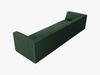Micadoni Sofa Ruby 4-Sitzer Strukturierter Stoff Ottawa Grün Bild 3
