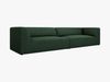 Micadoni Sofa Ruby 4-Sitzer Strukturierter Stoff Ottawa Grün Bild 2