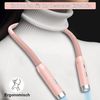 Sunicol LED Leselampe Hals Leselampe Buch, 3 Farben und 3 Helligkeitsstufen, Wiederaufladbar, Halslampe für Lesen Stricken Häkeln Nähen Campen Reparieren Bild 3