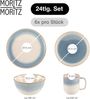 Moritz & Moritz TARENTO blau Geschirrset 24 tlg. Bild 2