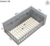 TavilaEcon Kinderbett Modernes Bett mit USB-Ladestation & Stauraum, 150kg Tragkraft, integrierte Steckdosen & Ablagefächer Bild 4