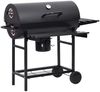 vidaXL Grillwagen mit Rädern und Ablagen Schwarz Stahl 115x85x95 cm 313636 Bild 2