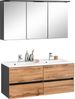 welltime Badmöbel-Set Lucca, (2-St), Doppelwaschtisch, Breite 120 cm Bild 3