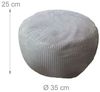 Relaxdays Pouf mit Cordbezug Bild 4