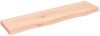 vidaXL Wandregal 80x20x4 cm Massivholz Eiche Unbehandelt 363540 Bild 2