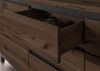 Sideboard Kernbuche 175x45x85 tabacco braun geölt VILLANDERS #209 Bild 5