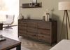 Sideboard Kernbuche 175x45x85 tabacco braun geölt VILLANDERS #209 Bild 3