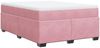 vidaXL Boxspringbett mit Matratze Rosa 160x200 cm Samt 3285298 Bild 2