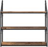 vidaXL Wandregal mit Regal Altholz 80 x 21 x 78,5 cm Holzwerkstoff 882793 Bild 5