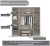 rauch Drehtürenschrank Kleiderschrank Schrank Garderobe Wäscheschrank NABILA viel Stauraum (in 3 verschiedenen Ausstattungen BASIC/CLASSIC/PREMIUM) in 2 Breiten mit Push-to-Open Funktion TOPSELLER MADE IN GERMANY Bild 4