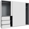 FORTE Schwebetürenschrank Schwebetürenschrank, Stauraum, Schubkästen, erhältlich in 2 Dekoren Bild 4