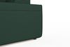 KAWOLA Sofa RANI Ecksofa Cord smaragd Recamiere links 71 x 189 x 299 cm Bild 5