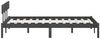 vidaXL Massivholzbett Grau Kiefer 200x200 cm [810169] Bild 5