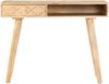 vidaXL Schminktisch, Mango Massivholz, 100 x 50 x 76 cm Bild 3
