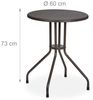 Runder Gartentisch in Rattanoptik Bild 4