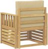 vidaXL 2 Stück Outdoor-Sofagarnitur Polyester Weiß und Beige 3439090 Bild 5
