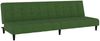 vidaXL Schlafsofa 2-Sitzer Dunkelgrün Samt 375765 Bild 2