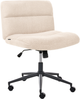 Schreibtischstuhl CATLIN Bouclé Hellbeige Bild 4
